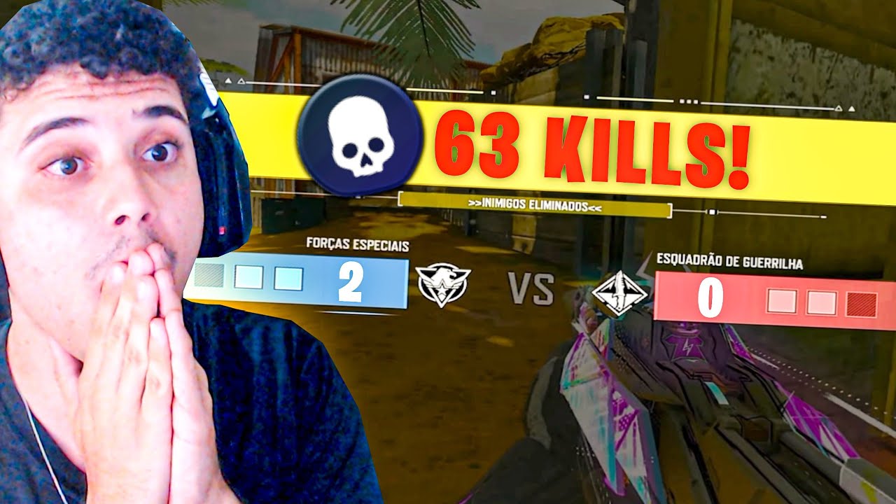 LUGUER ATIVOU O HACK NESSA PARTIDA! 63 KILLS NA MAIOR VIRADA DE TODOS OS TEMPOS DO COD MOBILE