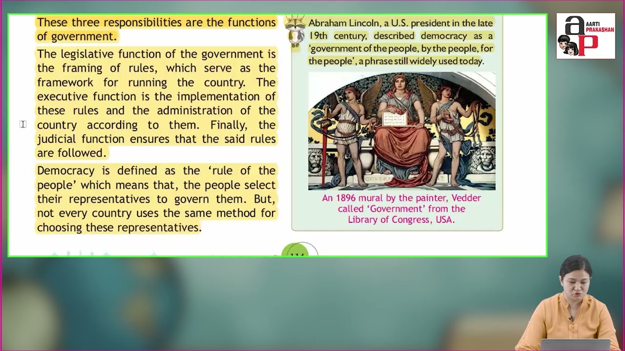 Ch 9 | Aarti Prakashan | SST | Class 7 | From The Rulers To The Ruled : Types Of Governments | For