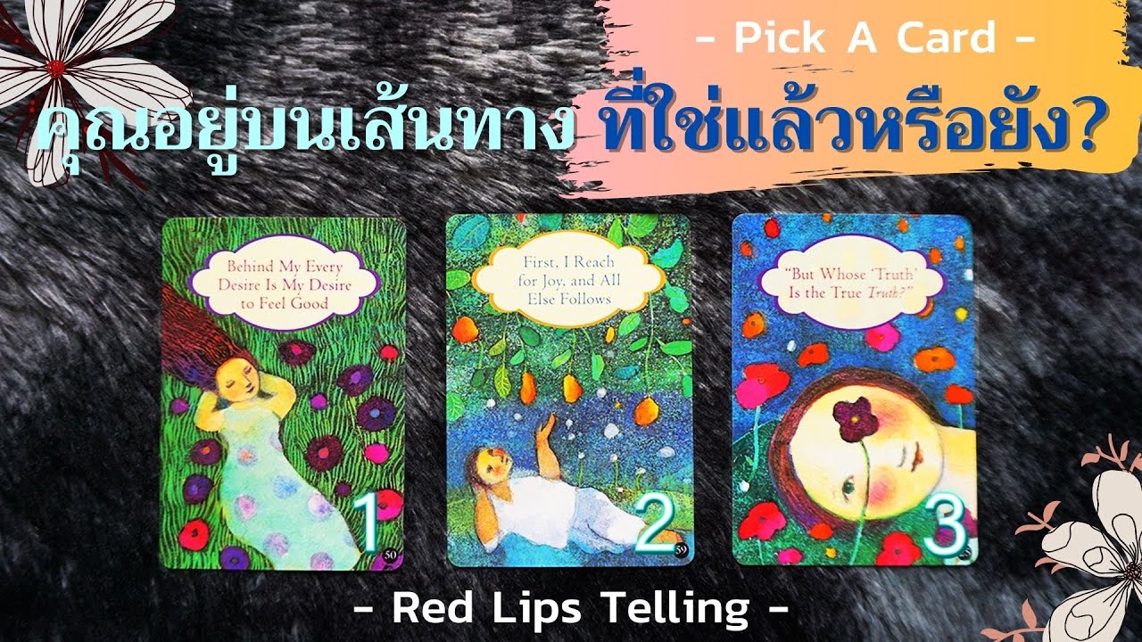 Pick A Card : คุณอยู่บนเส้นทางที่ใช่แล้วหรือยัง? [ Timeless ]