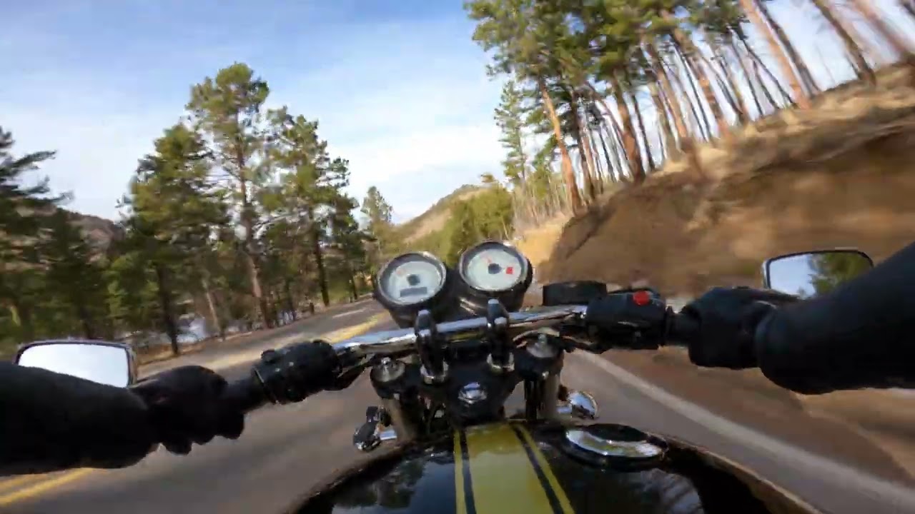 Down The Icy Canyon | Triumph Thruxton | Pure Audio |4K