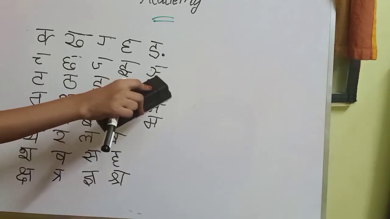 Basic Hindi-consonants and half letters