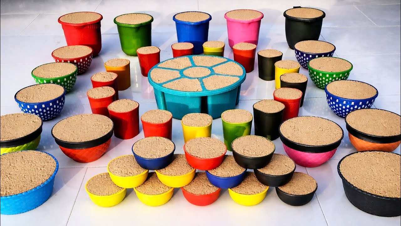Amezing ASMR sand clay making deasrt sand minuture video