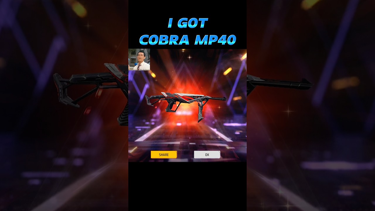 Cobra Mp40 Return 😱 New Evo Vault Event Free Fire 🥰 #suryagamer #trending #freefireevent
