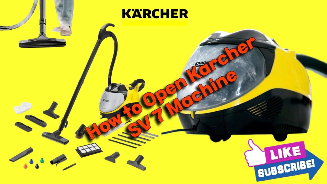 How to repair Karcher SV 7 || Steam Vacuum machine.