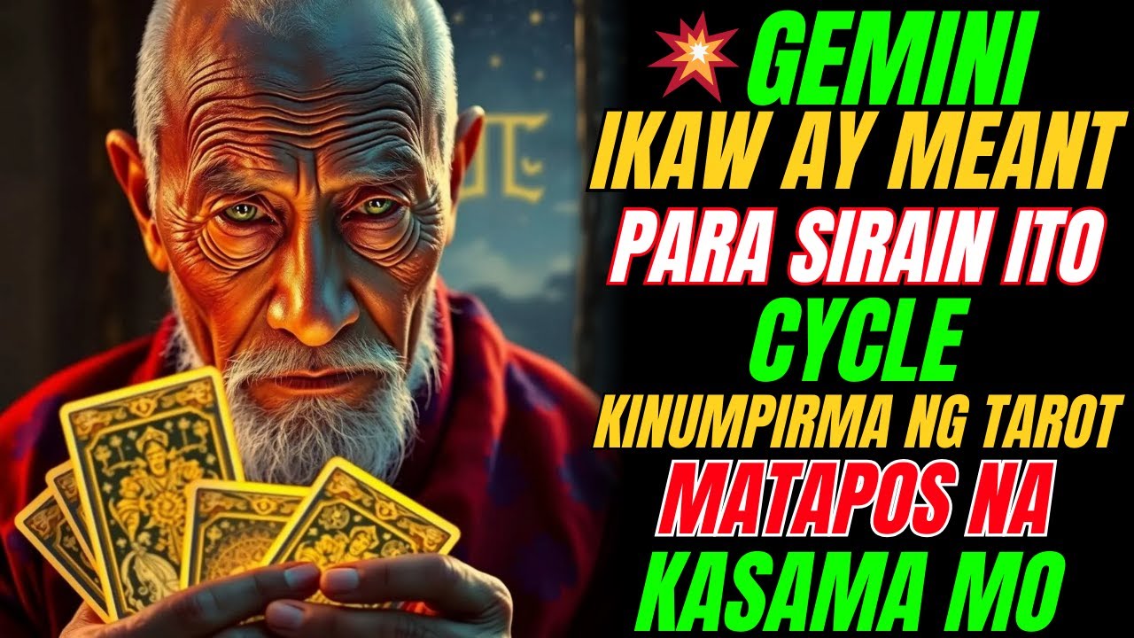 Gemini 💥 Itinadhana Kang Sirain ang Siklong Ito – Kinikumpirma ng Tarot na Nagtatapos Ito sa Iyo