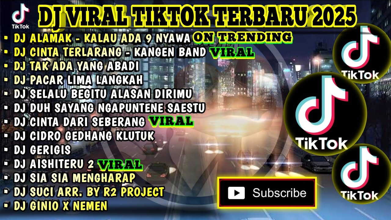 DJ VIRAL TIKTOK TERBARU 2025 | KALAU ADA 9 NYAWA - RIZKY FEBIAN | CINTA TERLARANG - KANGEN BAND 