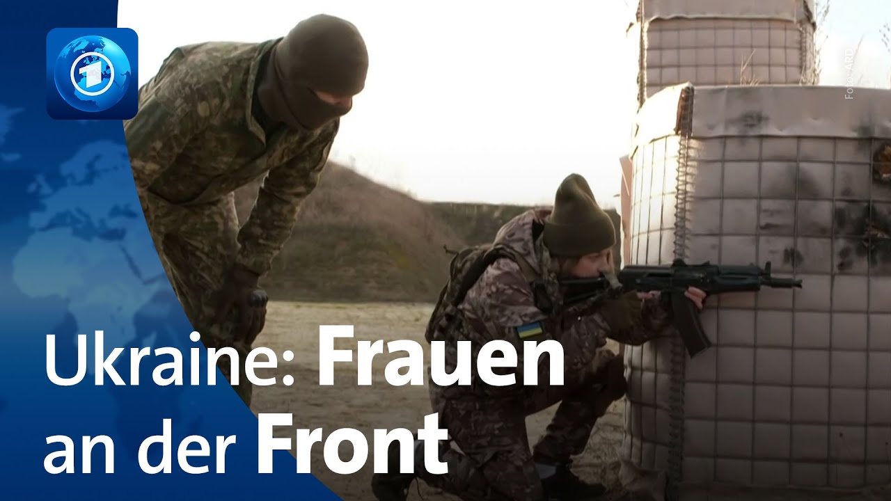Krieg gegen die Ukraine: Frauen melden sich zum Einsatz an der Front