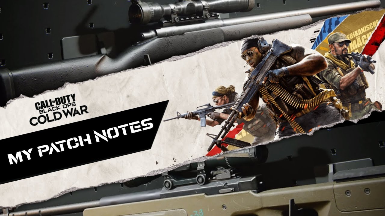 BLACK OPS COLD WAR ALPHA PATCH NOTES!