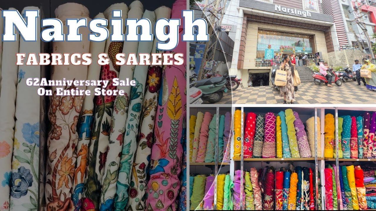 Fabric Shopping At Narsingh Store | Outfit ideas | Designer Fabric | Trendy Collection||