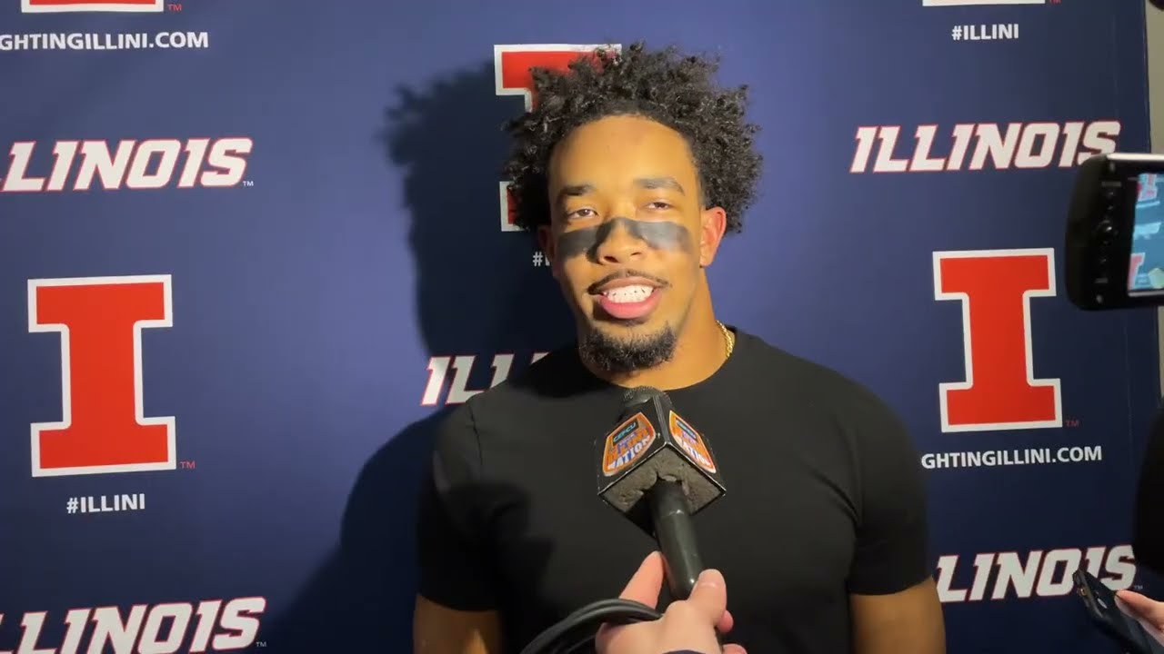 Illini senior safety Miles Scott: Northwestern Postgame 