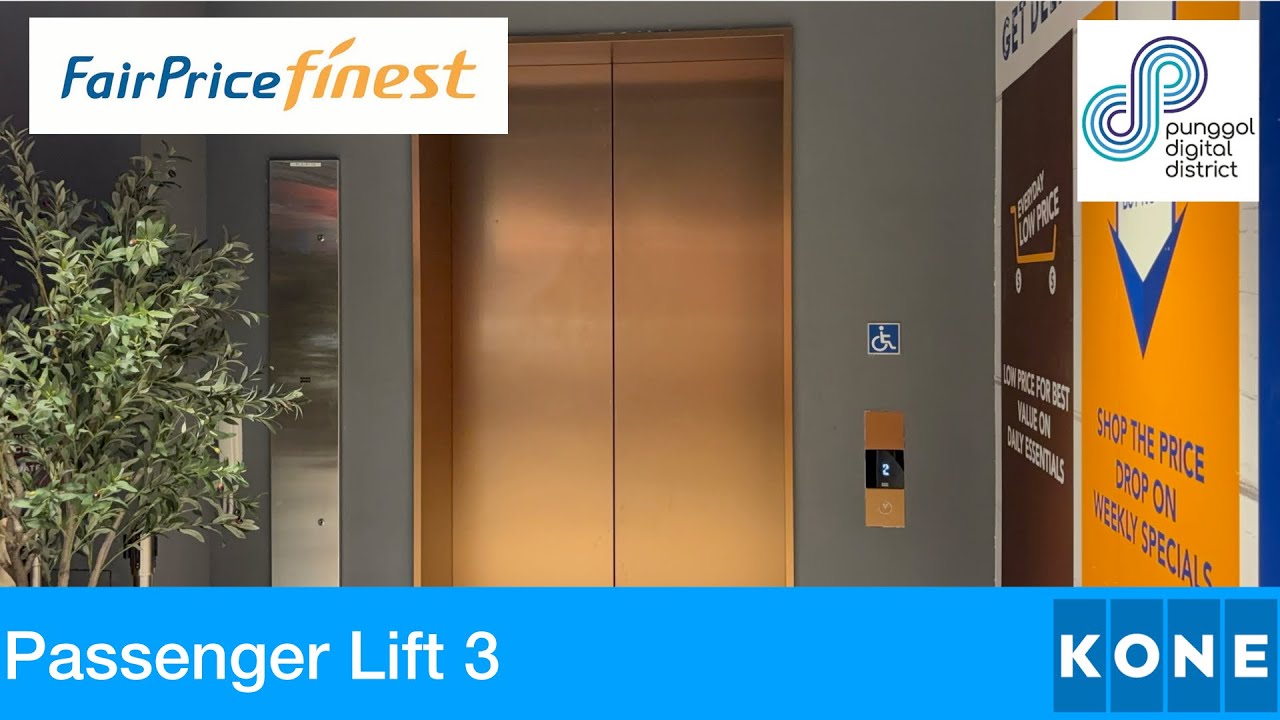 Punggol Coast Mall [FairPrice Finest] || Kone Elevator 