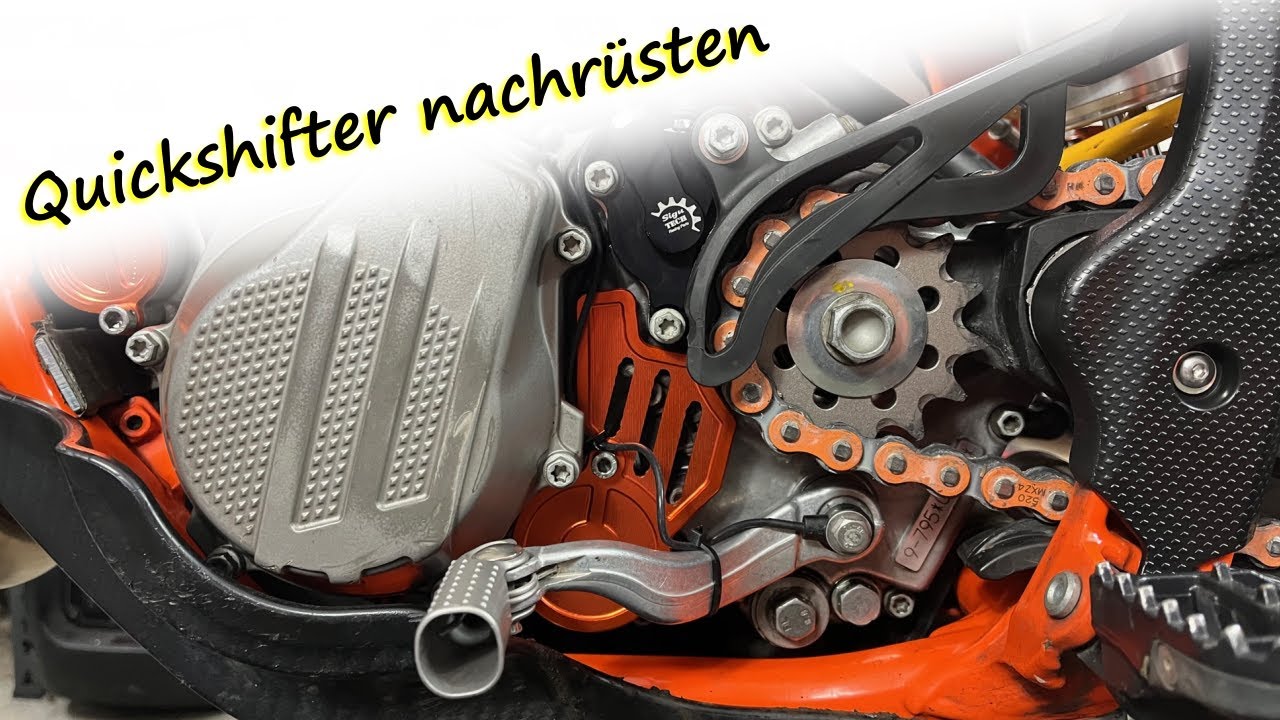 Endlich wieder einen Schaltautomat // Healtech Quickshifter // KTM 450 SMR Projekt