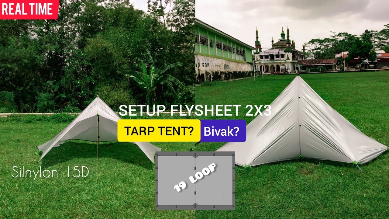 FLYSHEET 2x3 | TARP TENT KW