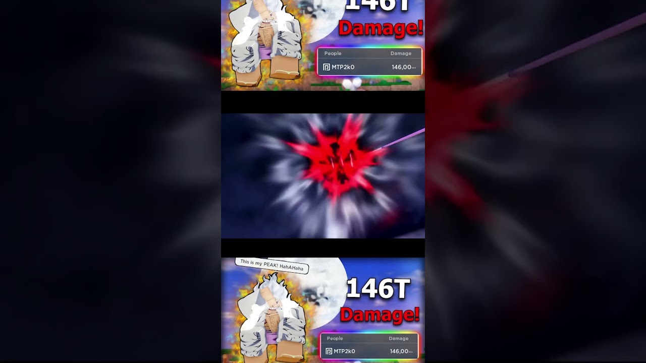 Luffy 7 star 140T damage #mtpthesecond #luffy #astd #onepiece #roblox #gameplay