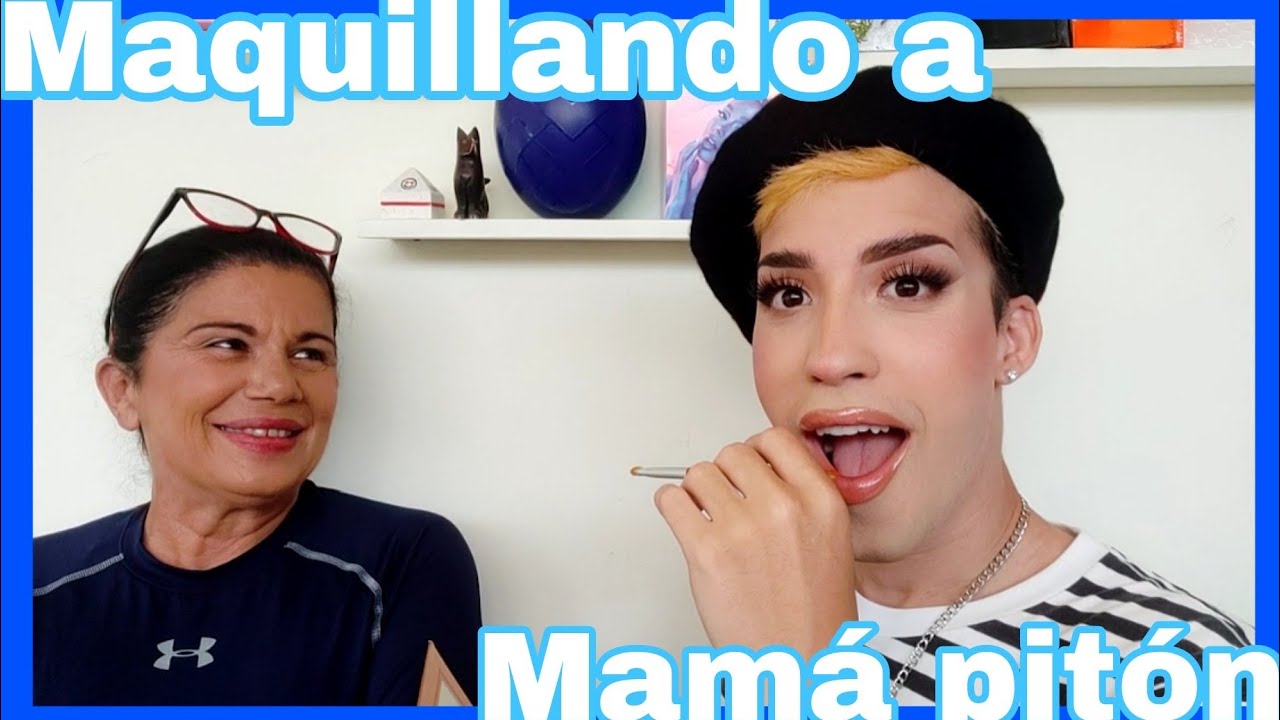 Maquillando a Mamá pitón,me cuenta todo el chisme sobre ella y Gaby la pitón!!!!