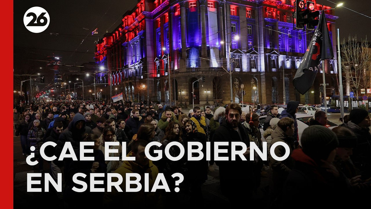 🇷🇸 Manifestantes serbios piden elecciones anticipadas
