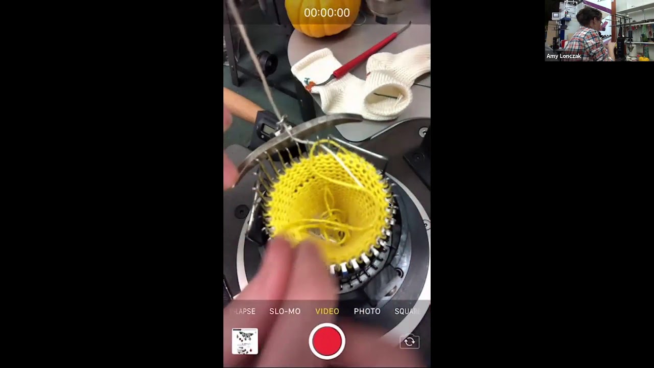Cranking Baby Socks - Lamb Knitting Machine Corp.