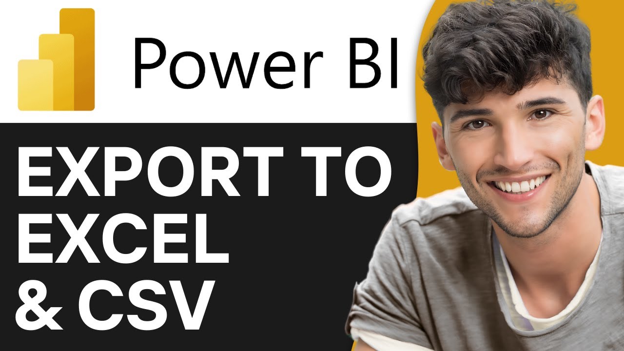 Power BI: Export To Excel And CSV (2024)