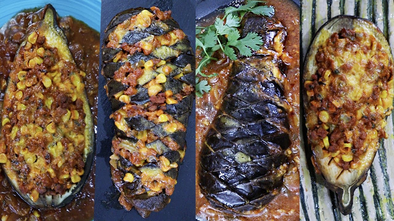 Receta vegetariana berenjenas rellenas | Comidas con soya | Teresa de Anda