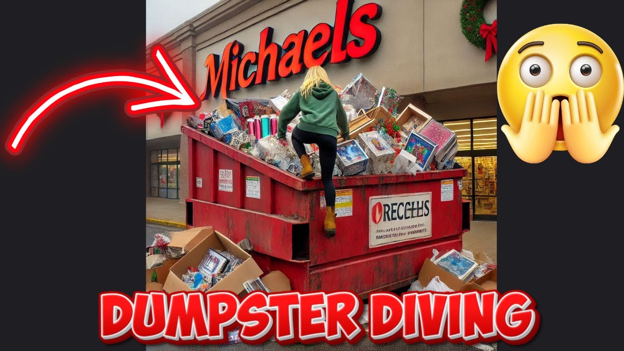 DUMPSTERS WERE FULL!  DUMPSTER DIVING IN THE BIG CITY!