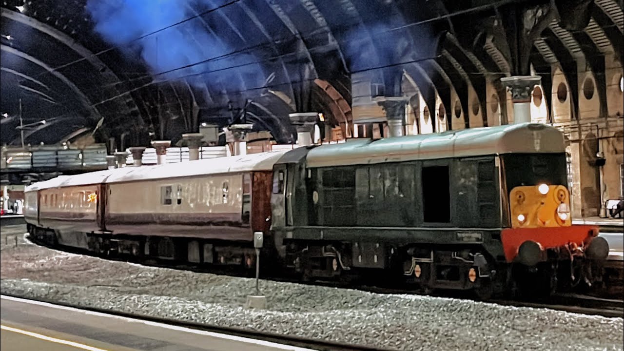 LSL Class 20s THRASH out of York on a Private Charter - 11/10/2025