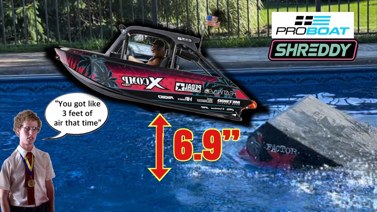 RC Jet Boat Jumping & Bashing