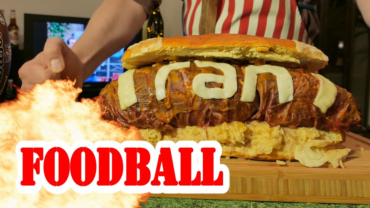 SUPER BOWL SPECIAL: Foodball - BBQ Grill Rezept Video - Die Grillshow 180b