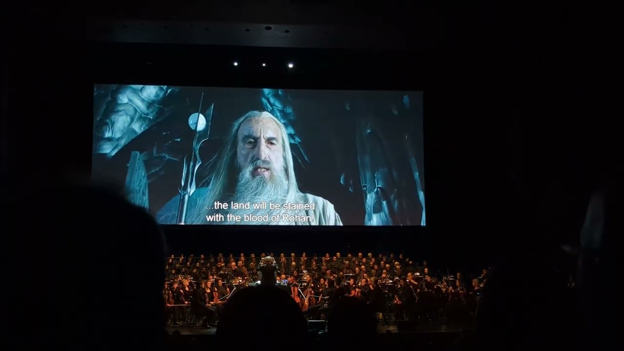 Lord of The Rings: The Two Towers - Saruman Uruk-hai Army Scene - Live Concert - 27.01.24 [Part 4]