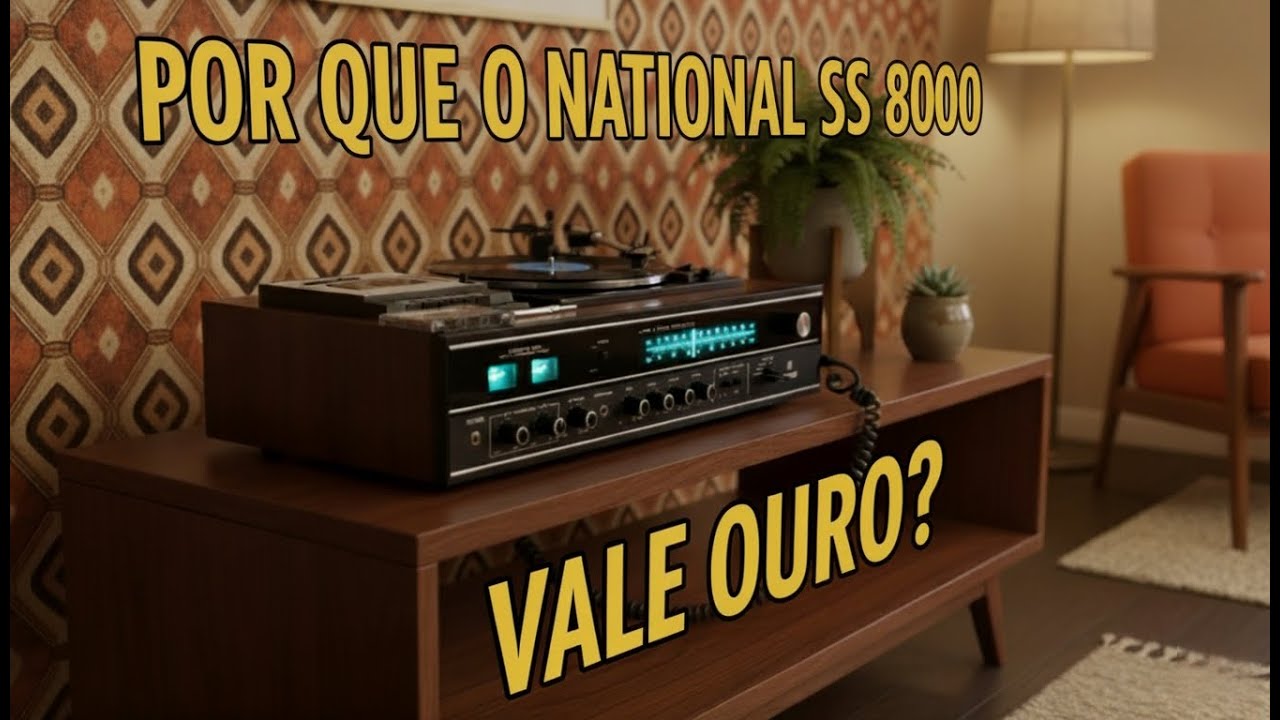 🎧 Por que o National SS 8000 VALE OURO?