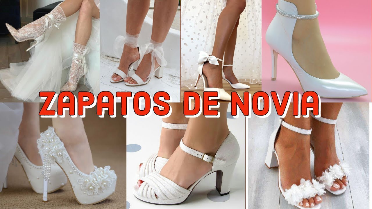ZAPATOS DE NOVIA c&oacute;modos y elegantes 😍 moda 2024💜