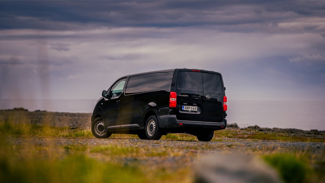 Road trip to the northest Lapland with camper van