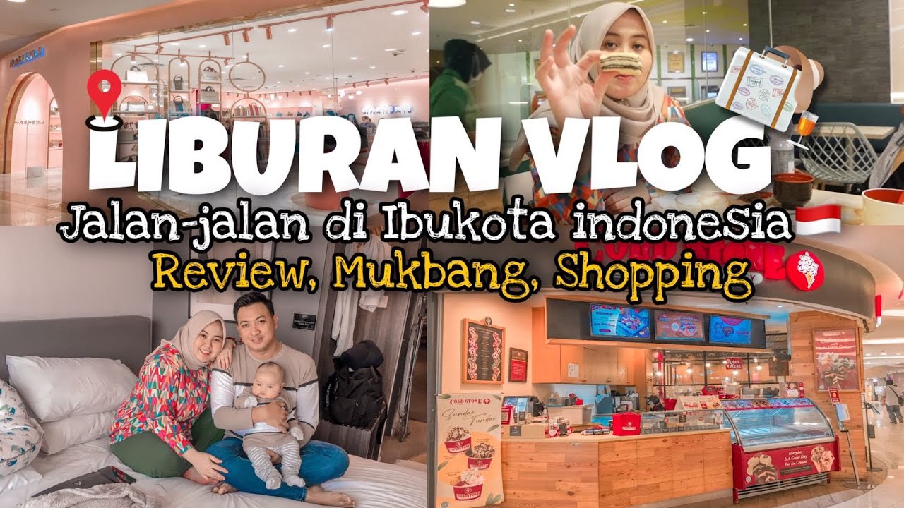 LIBURAN VLOG |AZKA FAMILY AKHIRNYA LIBURAN KE JAKARTA 👨&zwj;👩&zwj;👧, INI TEMPAT PERTAMA YANG DIKUNJUNGI😱🏢🏖