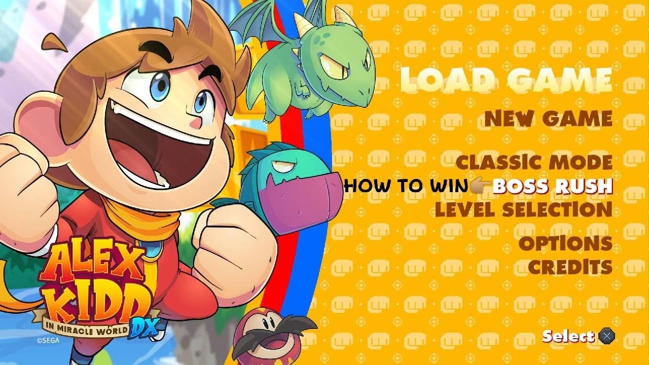 Alex Kidd in Miracle World DX Boss Rush
