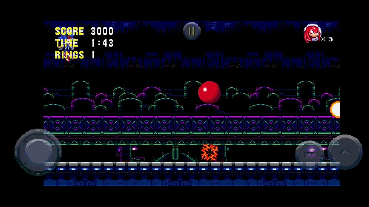 Sonic Triple Trouble 16 bit update - new knuckles final boss (on mobile)