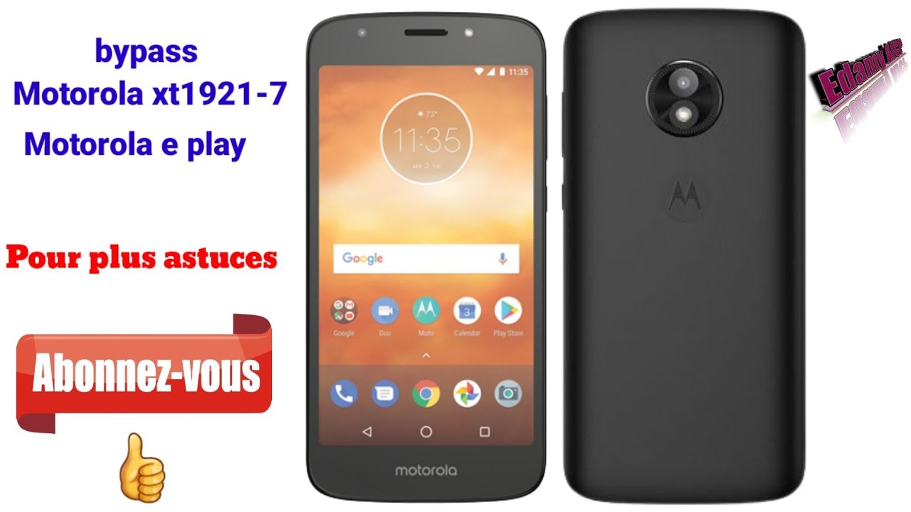 bypass google account (ID) Motorola xt1921-7