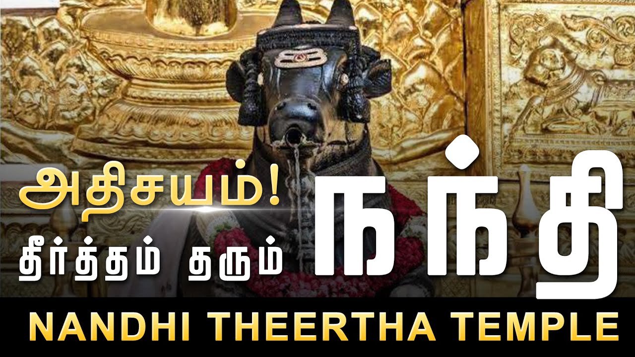 NANDHI THEERTHA TEMPLE | அதிசயம் தீர்த்தம் தரும் நந்தி | POLIMERTV