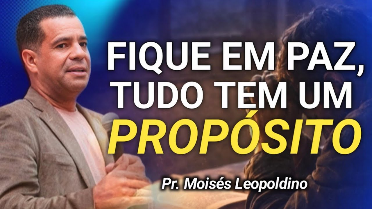 💥 Pregação 2026 - Como Viver o Propósito de Deus | Pastor Moisés Leopoldino 