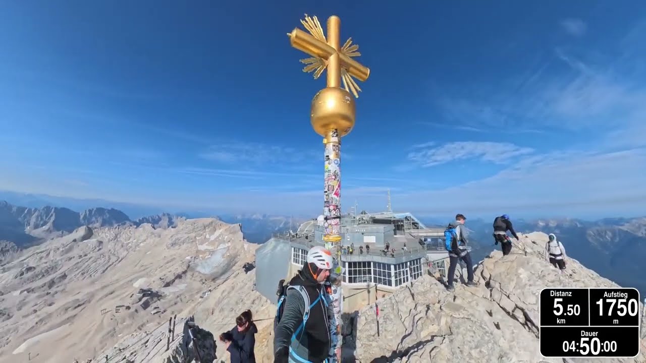 Zugspitze über den Stopselzieher - 4:50h in 3:00min [No Talking] #zugspitze #insta360 #insta360x5
