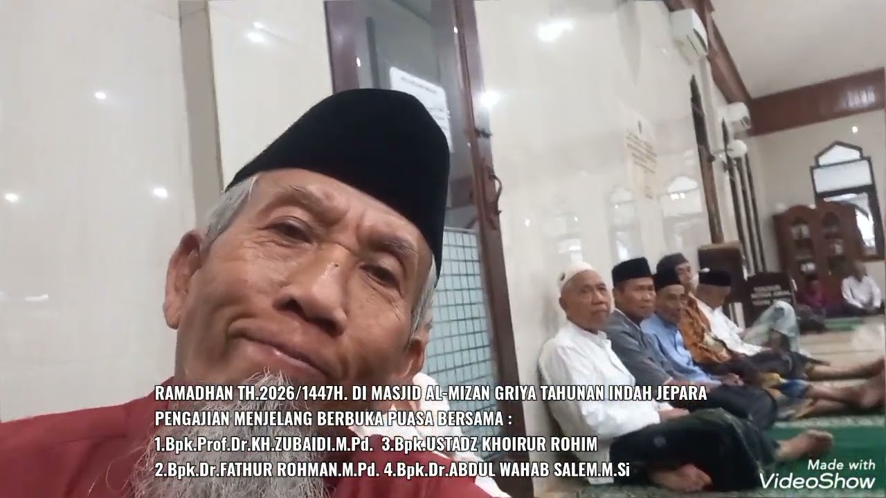 PENGAJIAN MENJELANG BERBUKA PUASA RAMADHAN 1447.H. DI MASJID AL-MIZAN GRIYA TAHUNAN INDAH JEPARA