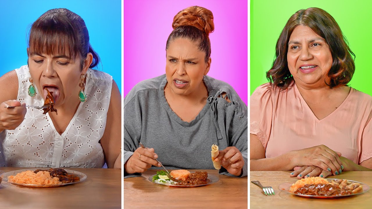 Mexican Moms Try Each Other's Food