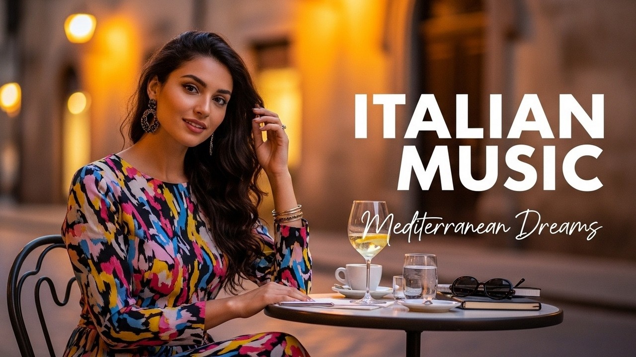 🎶 Italian Vibes & Mediterranean Music 🎶 Scenic Amalfi Coast & Lake Como Smooth Continuous Mood