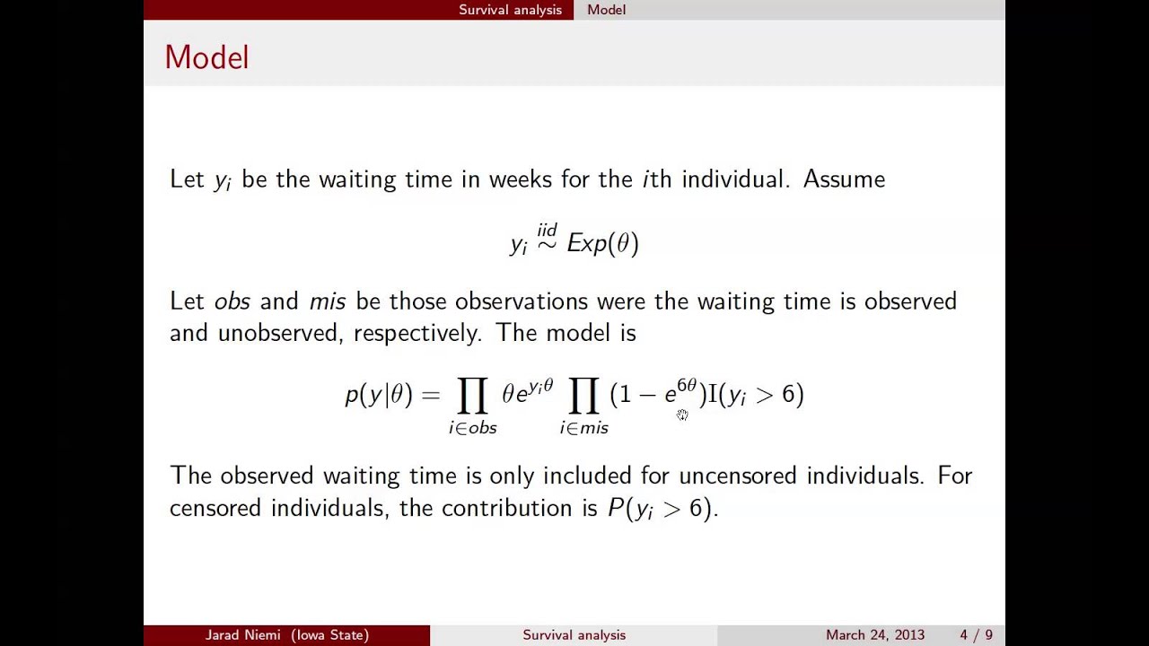 Байесовский анализ выживаемости