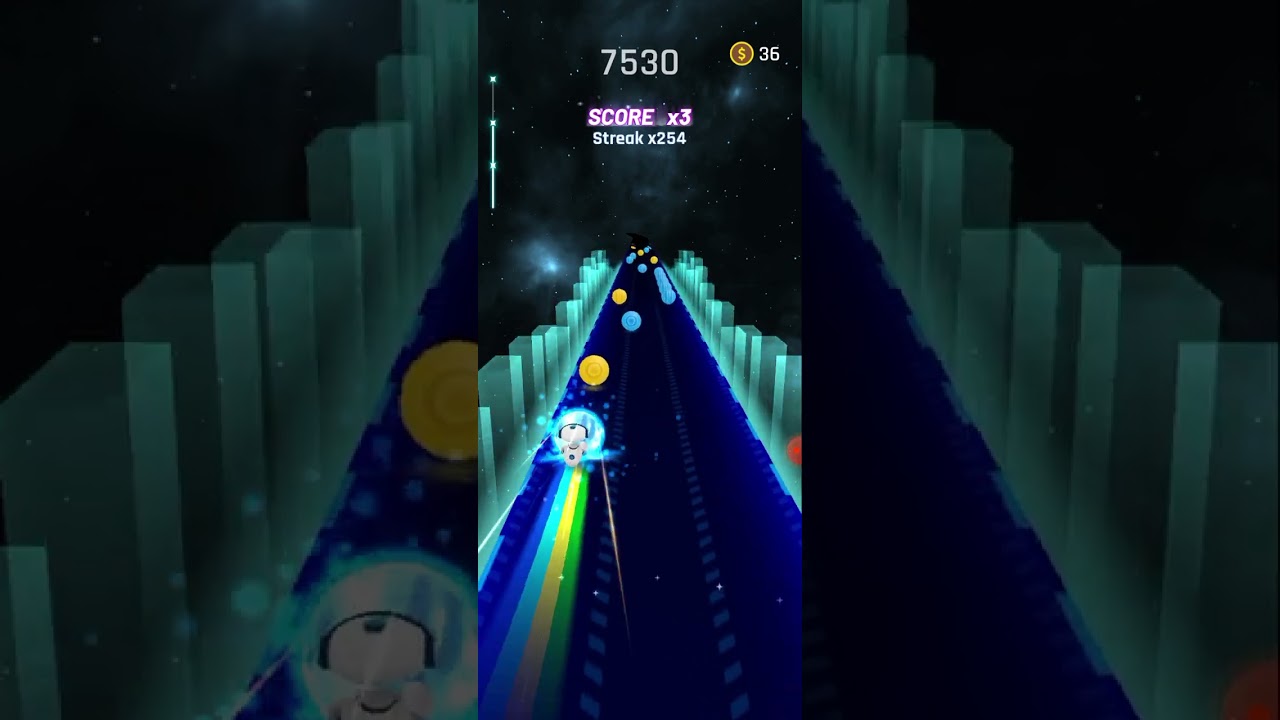 BAD ROMANCE #gameplay in DANCING ROAD