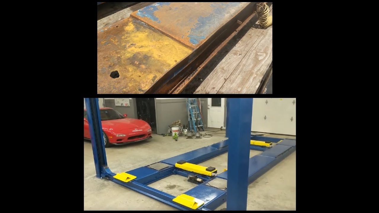 Restoring a 30 year old Rotary 4 Post Alignment Lift