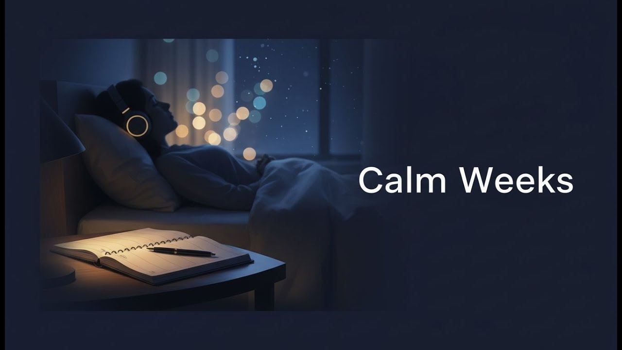 Plan Calm Weeks Tonight 🌙 Guided Meditation • sleep positive mindset • sleep relaxation • positive