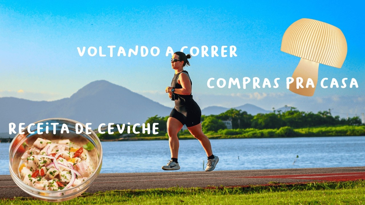 vlog voltando a correr, compras pra casa e dias de descanso