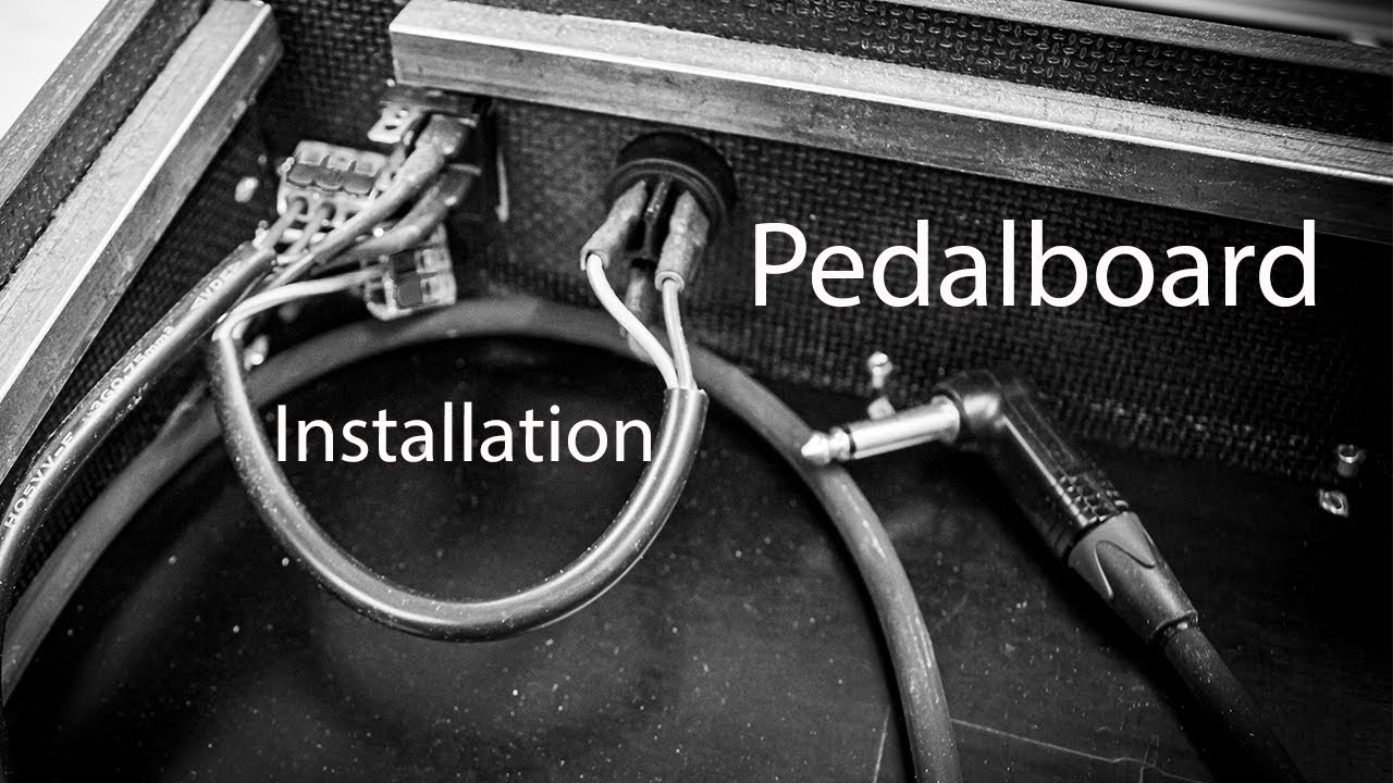 Pedalboard Elektrik | Stromversorgung | Klinkenstecker löten