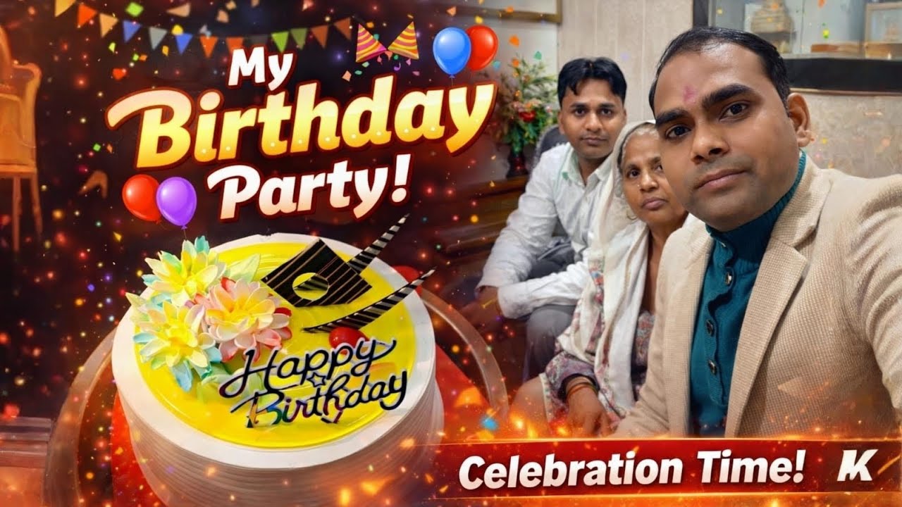 My Birthday Vlog 2026 | Surprise Celebration, Cake Cutting, Fun Moments & Full Masti | Aligarh Vashi