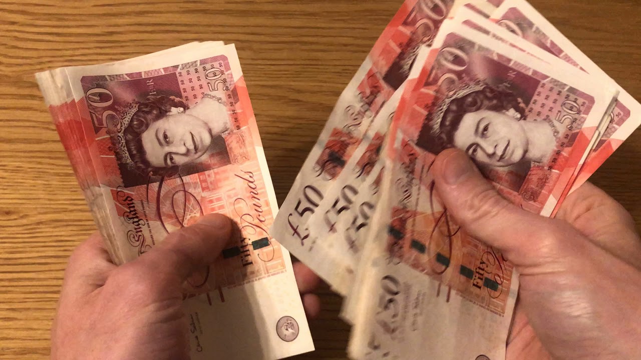 60 fps 4k - Counting &pound;1000 to self and presenting to camera