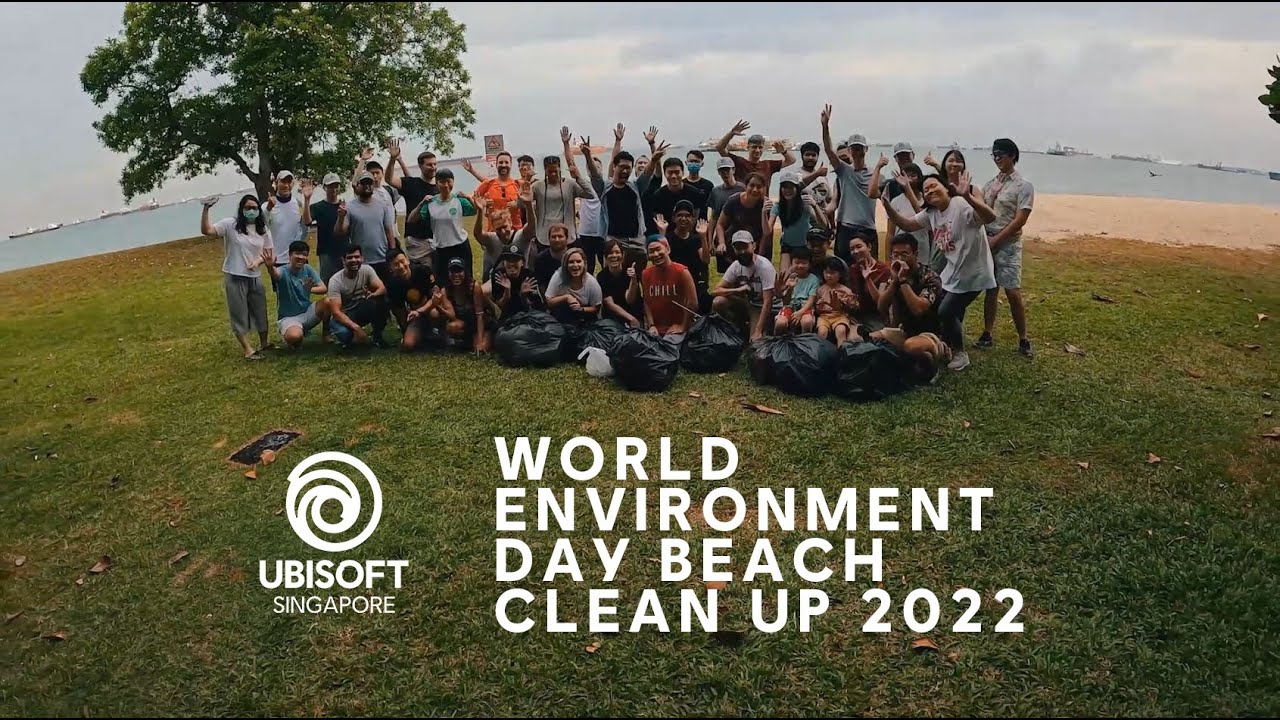 World Environment Day Beach Clean Up 2022 | Ubisoft [SG]